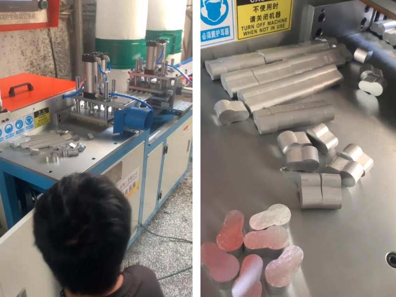 高精密全自動切鋁機鋸切汽車零部件，“穩”“準”“快